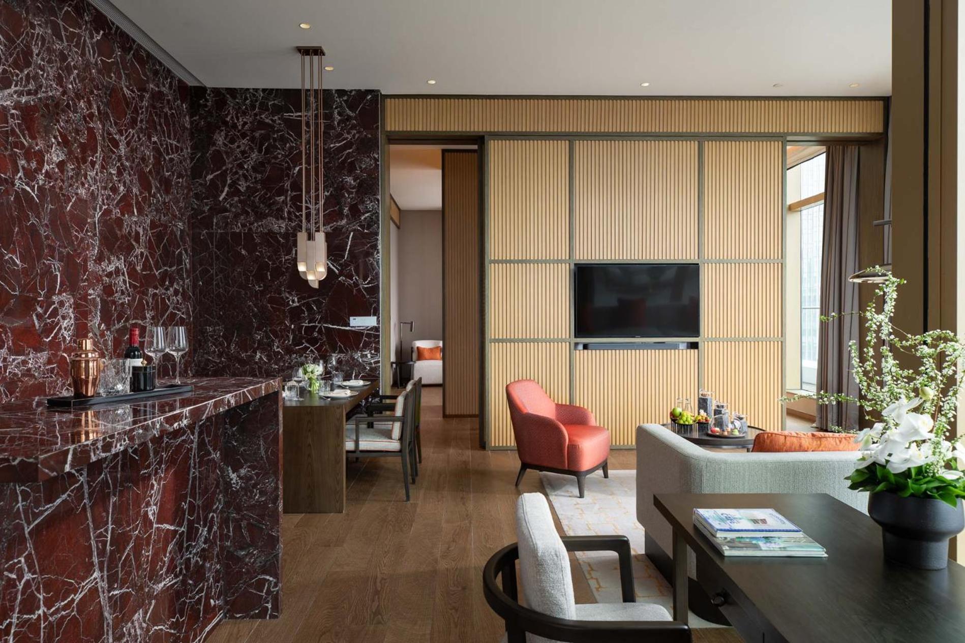 Jumeirah Guangzhou-Complimentary Shuttle Bus To Canton Fair Complex Buitenkant foto