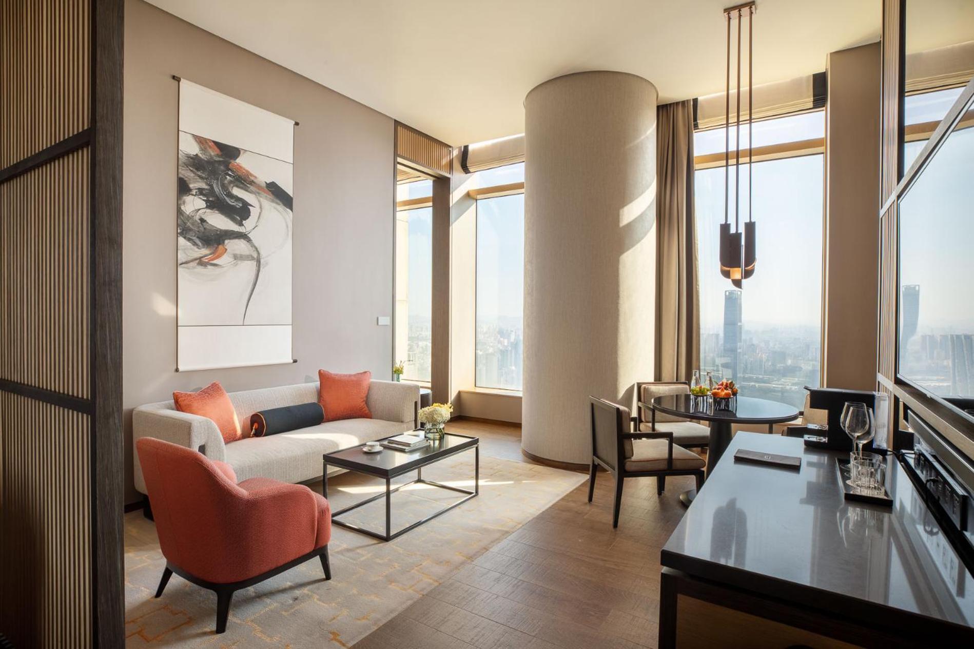 Jumeirah Guangzhou-Complimentary Shuttle Bus To Canton Fair Complex Buitenkant foto