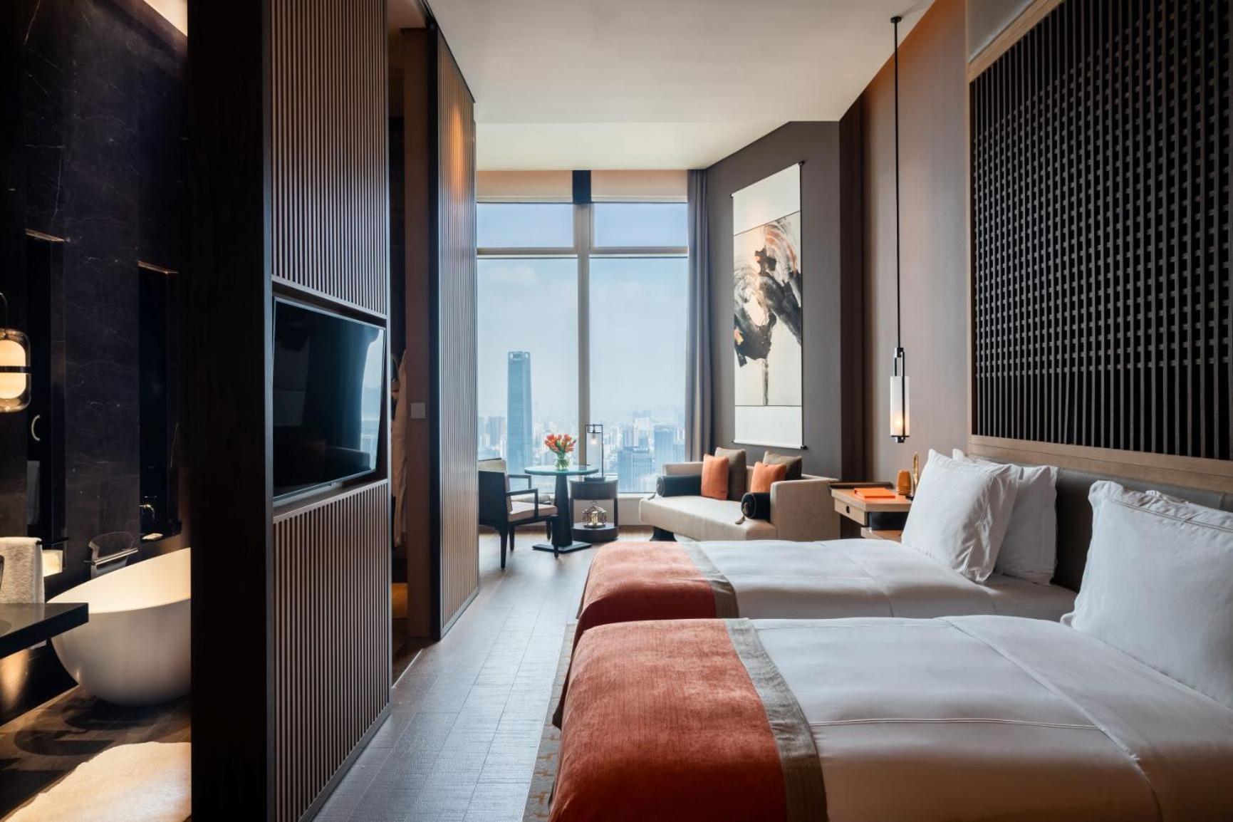 Jumeirah Guangzhou-Complimentary Shuttle Bus To Canton Fair Complex Buitenkant foto